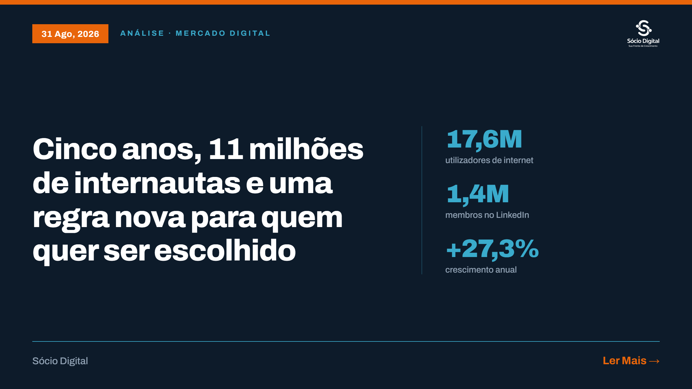 Cinco anos, 11 milhões de internautas e uma regra nova para quem quer ser escolhido